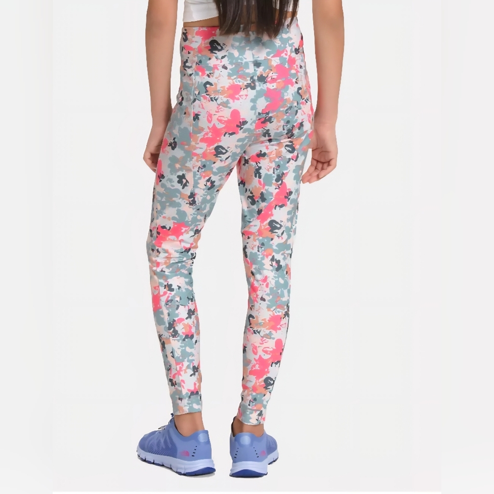 The North Face Kids "On Mountaun" Multicolor Floral Leggings-Size 6 - Picture 2 of 6